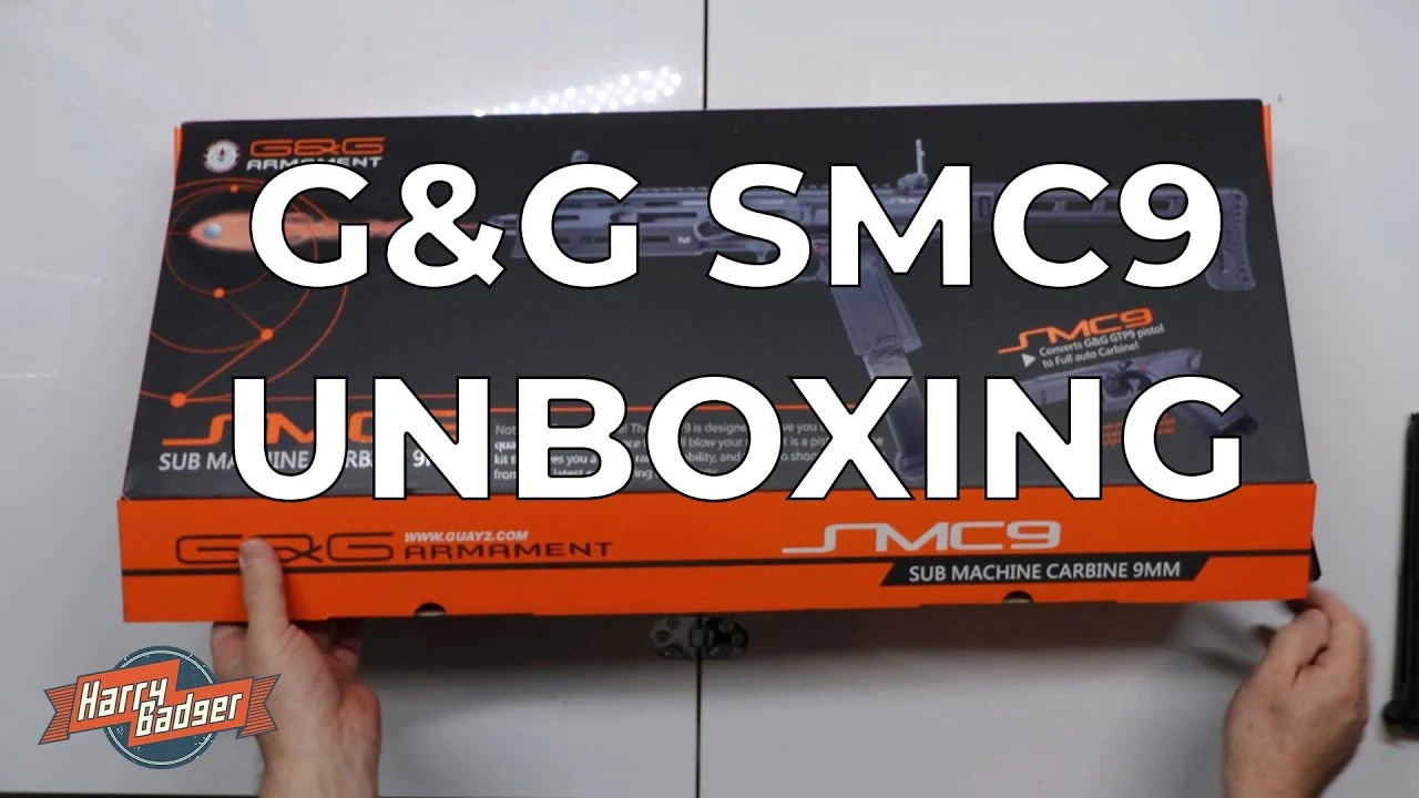 G&G SMC9 Airsoft Unboxing