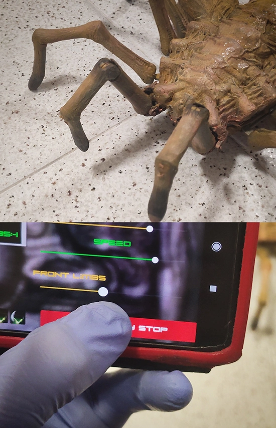 Remote controlled Aliens Facehugger