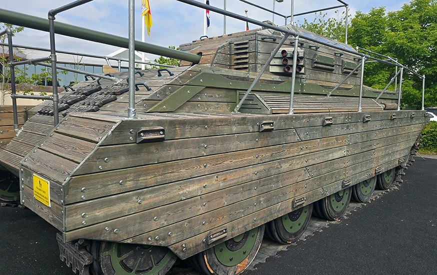 Full Size Wooden Tank